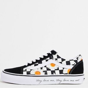 Vans Old Skool sneakers in daisy Checkerboard Size Men 4.5 Women 6
